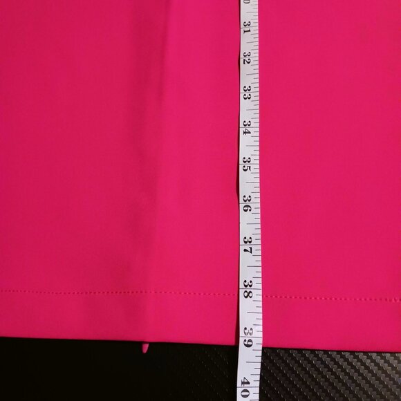 NEW Vibrant Pink Maxi Pencil Skirt with Back Zippered Slit Size S - Picture 14 of 14